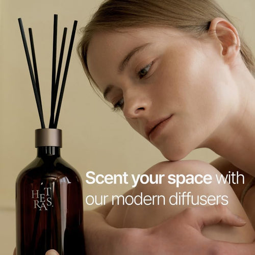 hetras Premium Reed Diffuser Set (500ml x 2)