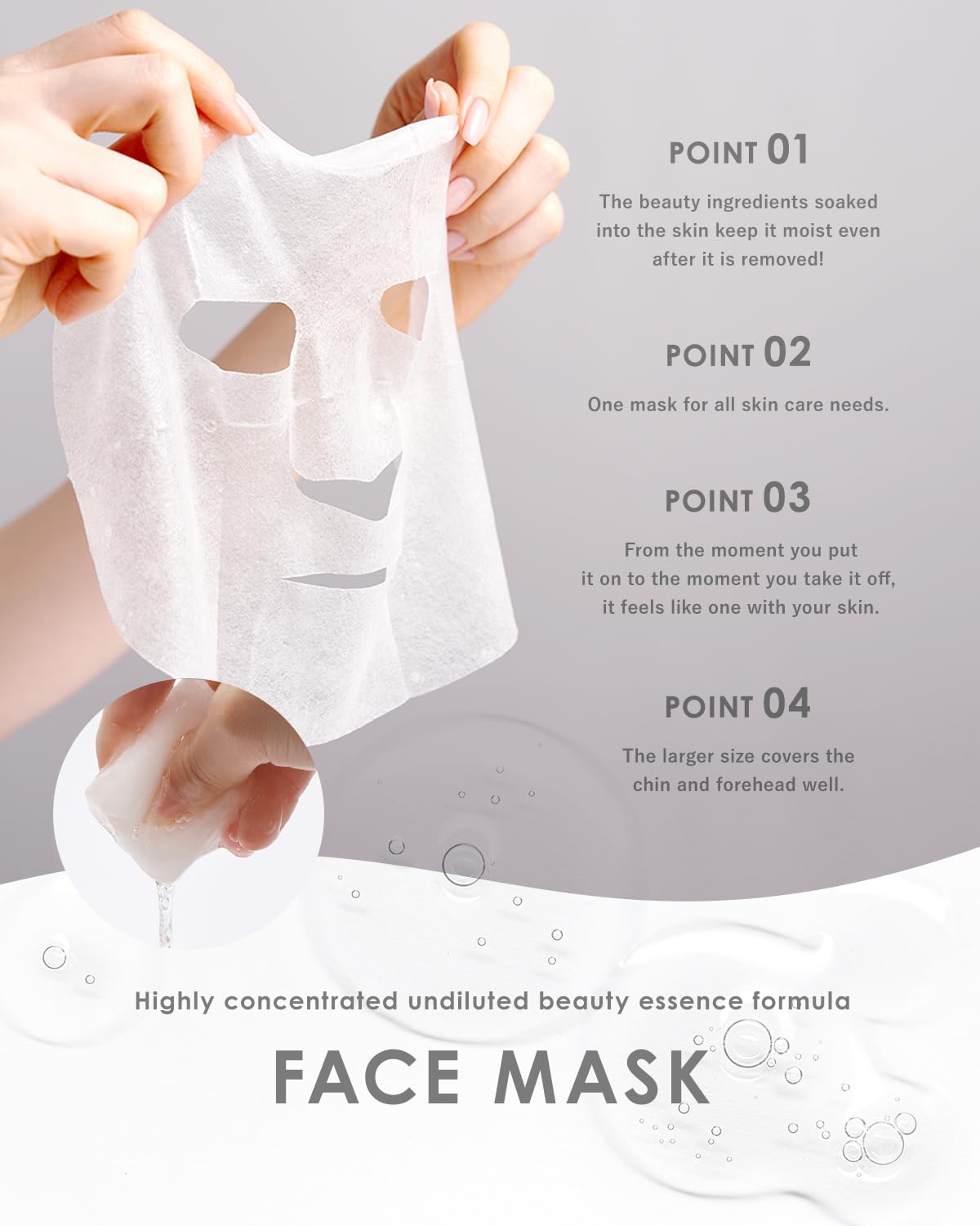 KisoCare Face Sheet Mask | 1 Individually Wrapped Sheet