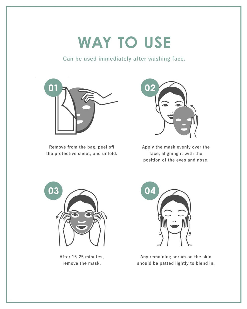 KisoCare Face Sheet Mask | 1 Individually Wrapped Sheet