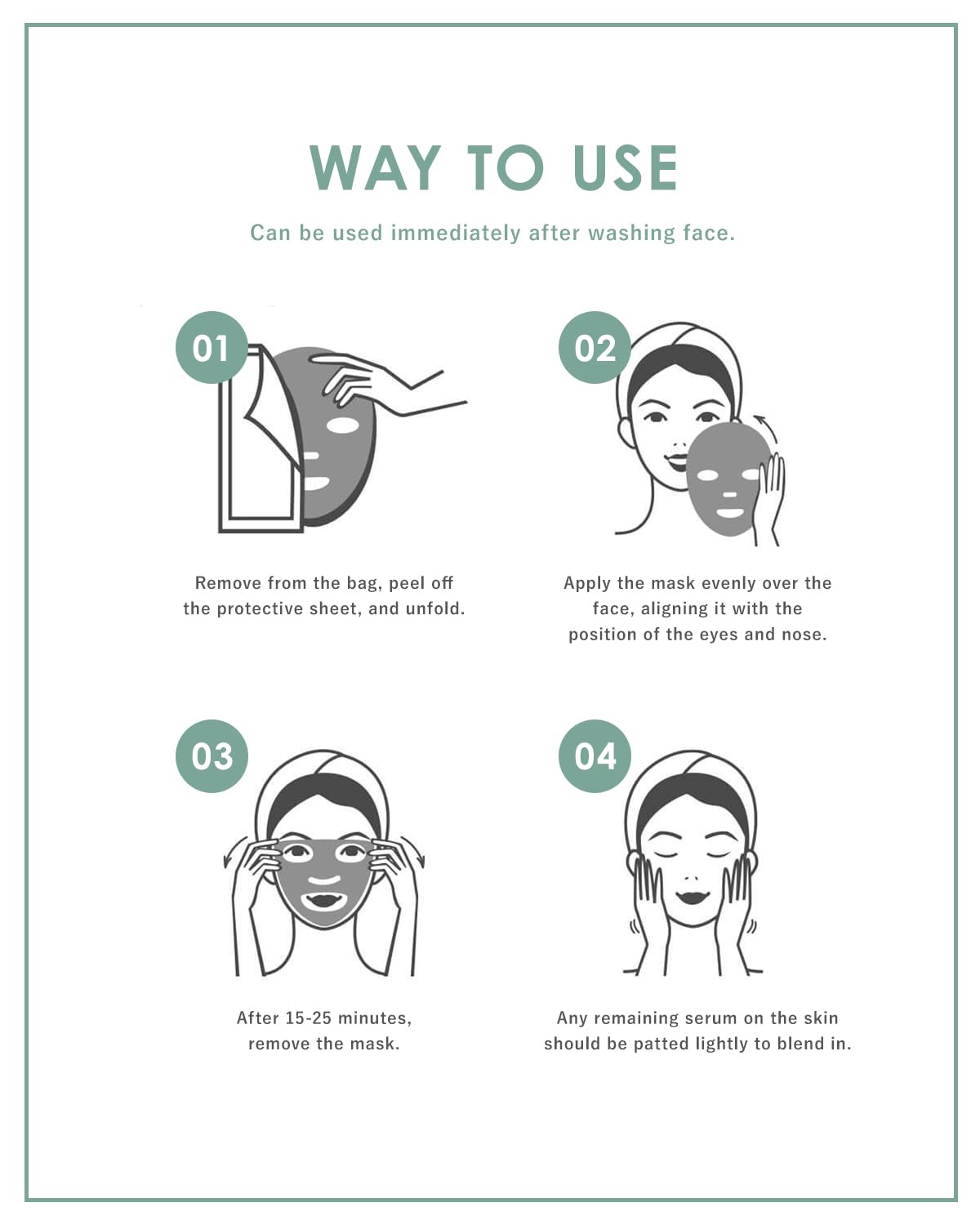 KisoCare Face Sheet Mask | 1 Individually Wrapped Sheet