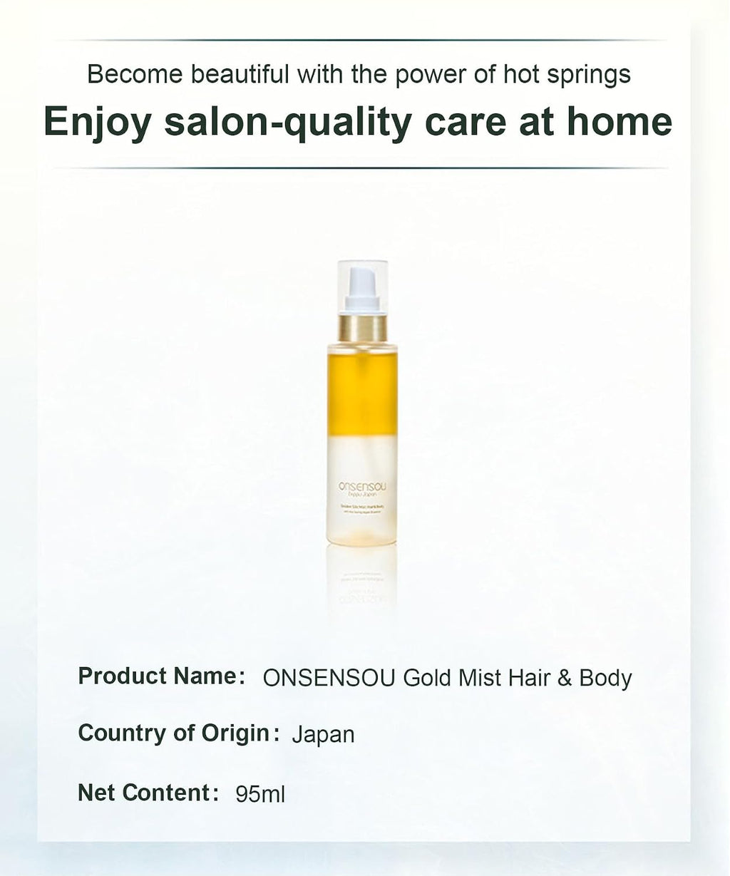 Onsensou Gold Mist Hair & Body