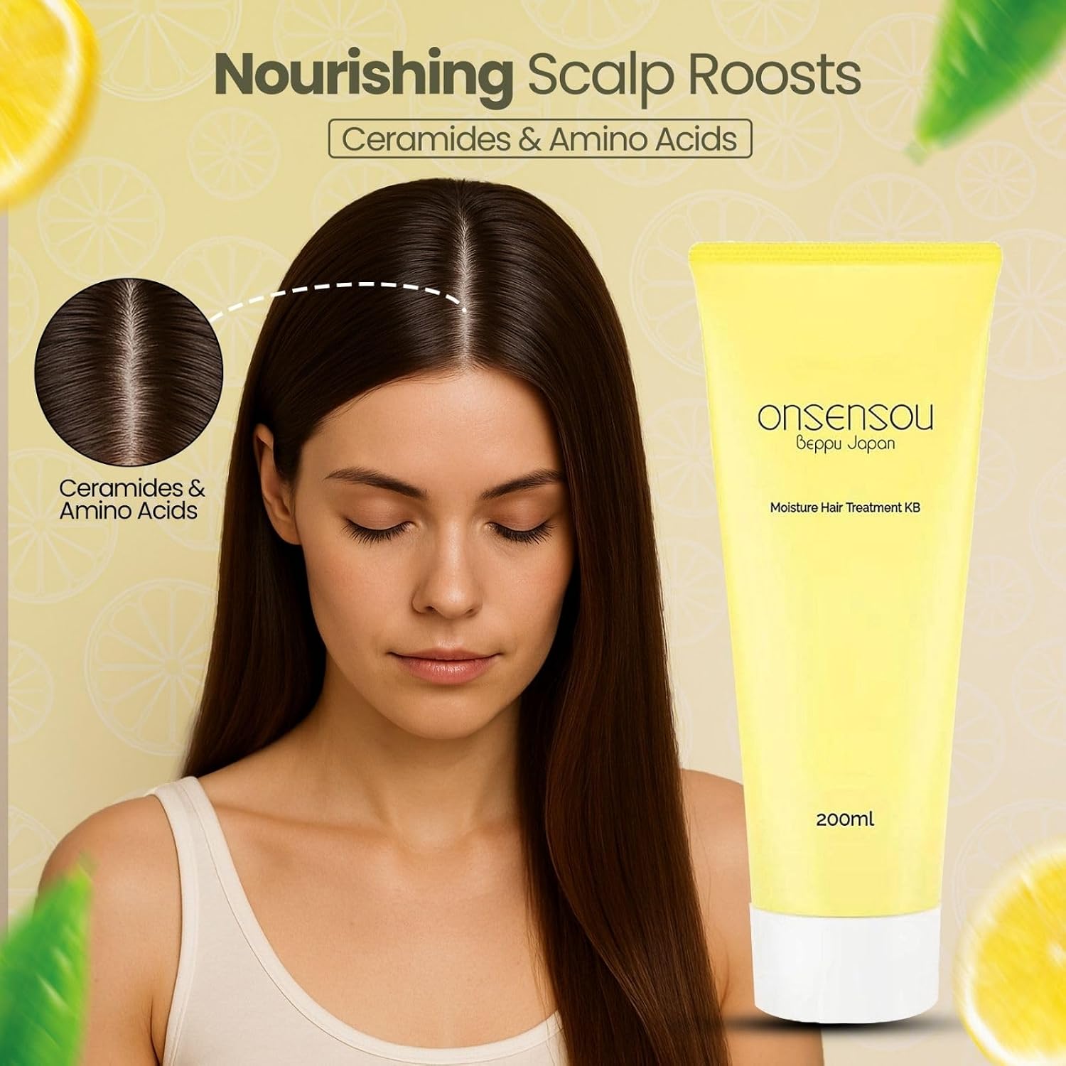 Onsen Sou Dry Scalp Treatment — Deep Conditioner for Dry & Damaged Hair