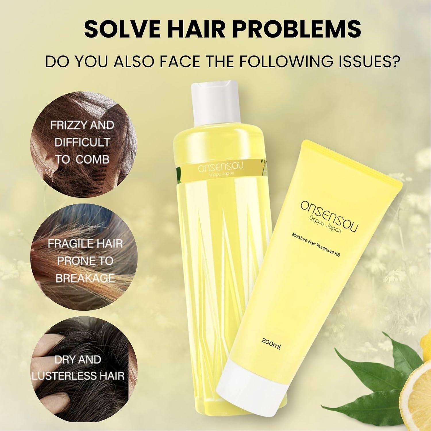 Onsen Sou Dry Scalp Treatment — Deep Conditioner for Dry & Damaged Hair