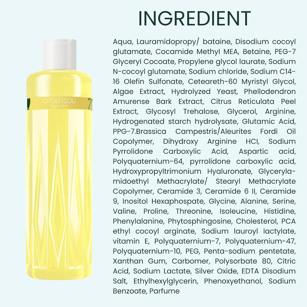 ONSENSOU Kabosu Citrus Shampoo
