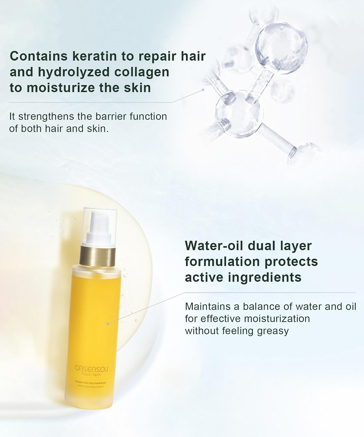Onsensou Gold Mist Hair & Body