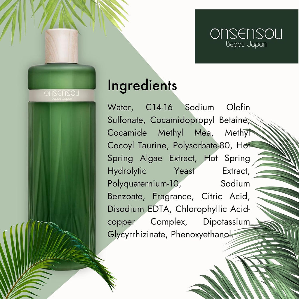 Hot Spring Shampoo With Algae Essence