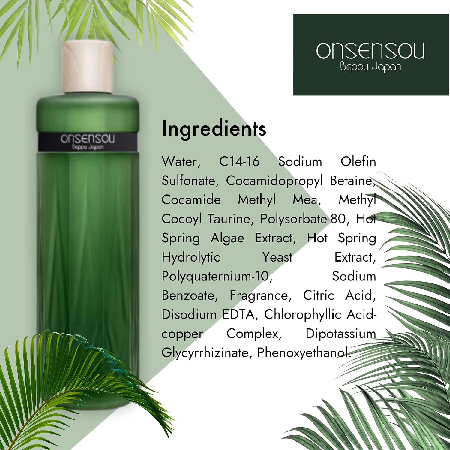 Onsensou Hot Spring Shampoo Floral 300ml