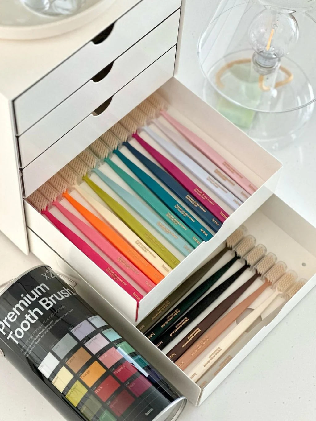hetras. Premium Microfiber Toothbrush Set | 21 Pack