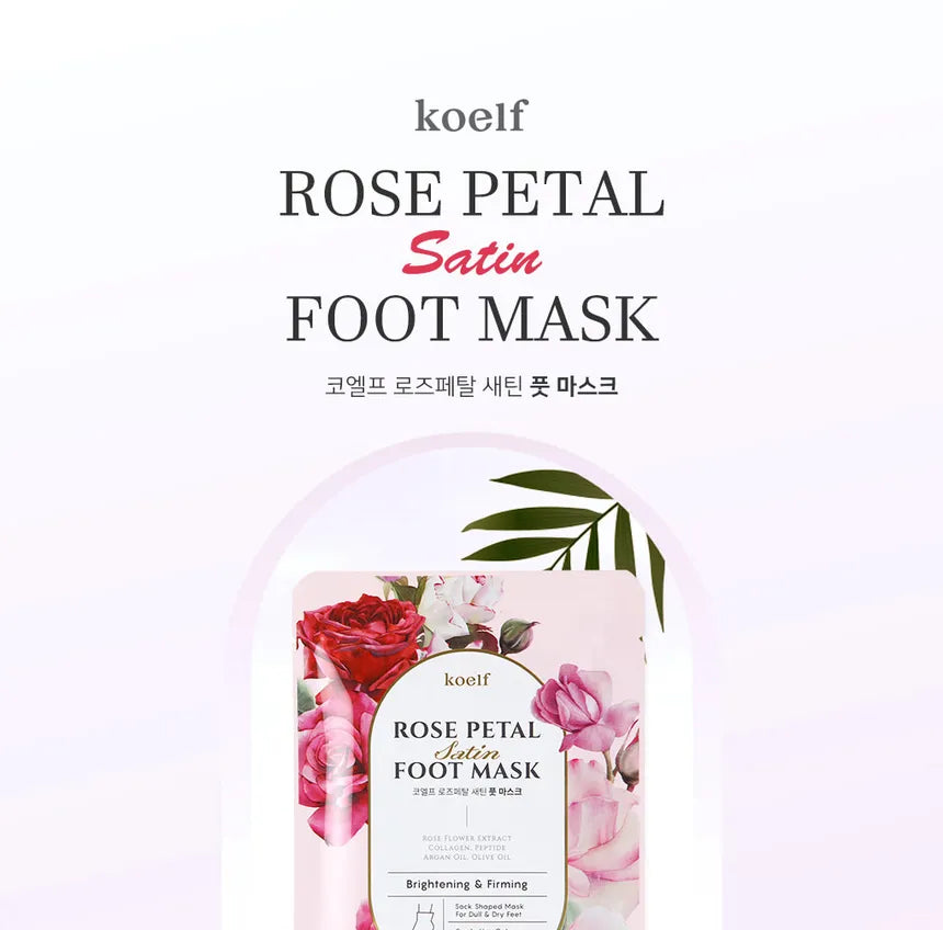 PETITFEE Rose Petal Satin Foot Mask | 16 g