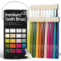 hetras. Premium Microfiber Toothbrush Set | 21 Pack