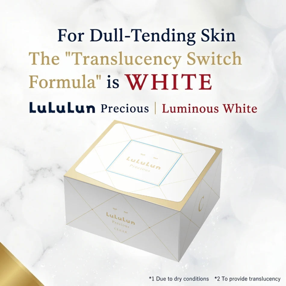 LuLuLun Precious Sheet Mask CLEAR (White) | 32 Sheets
