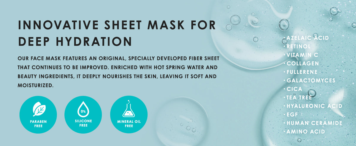 KisoCare Face Sheet Mask | 1 Individually Wrapped Sheet